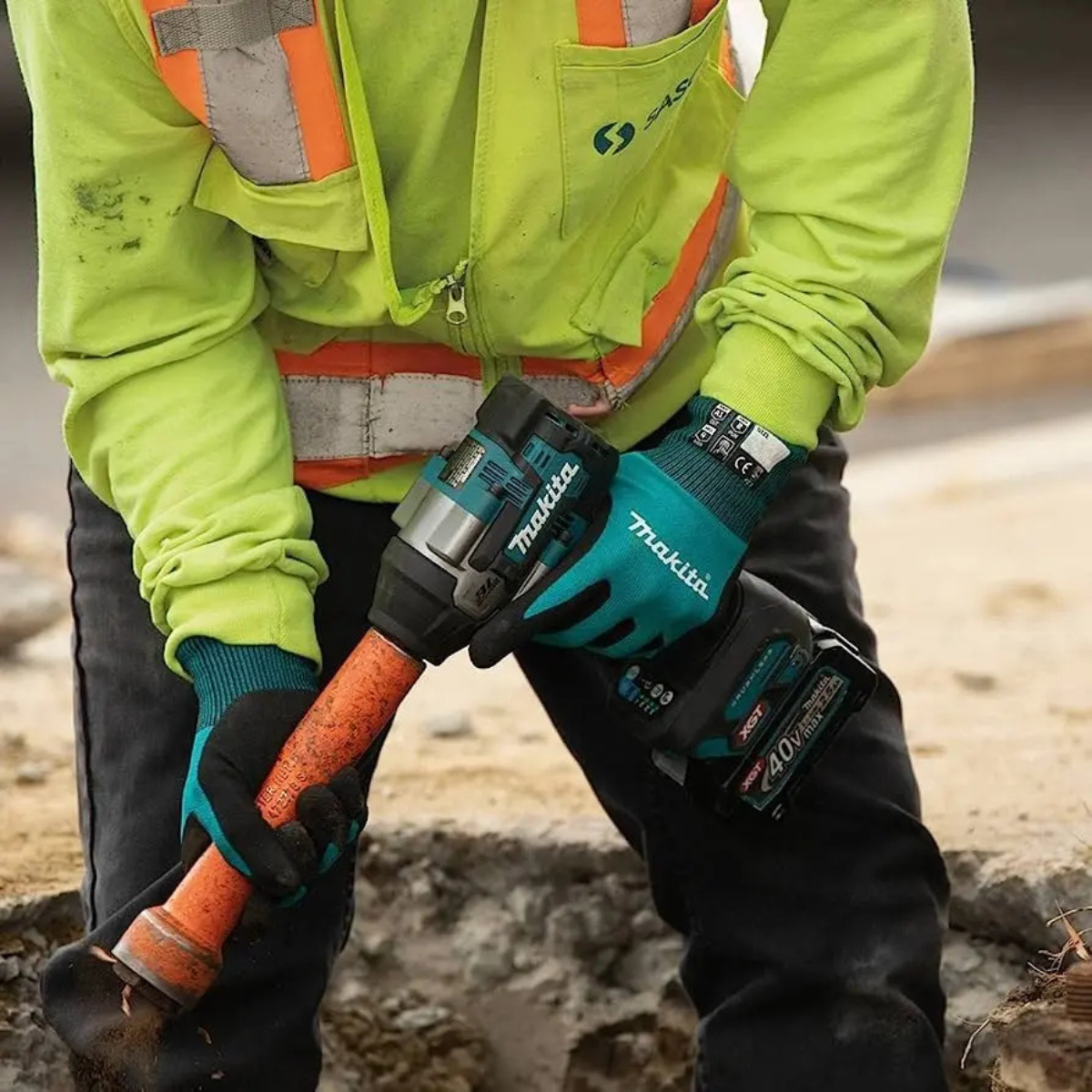 Guante Reforzado Anticorte Nitrilo Talla L-XL Makita T-04123-3