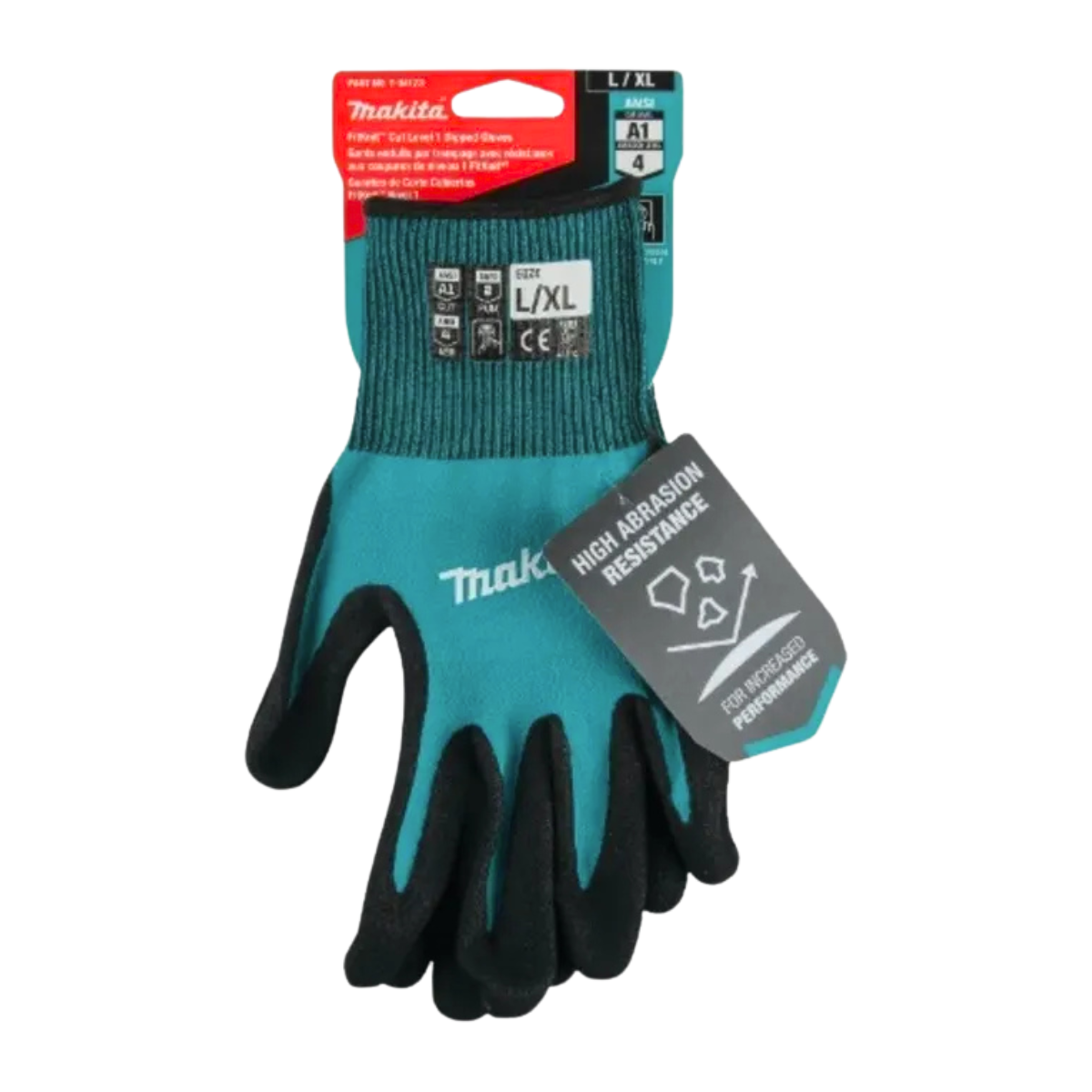 Guante Reforzado Anticorte Nitrilo Talla L-XL Makita T-04123-4