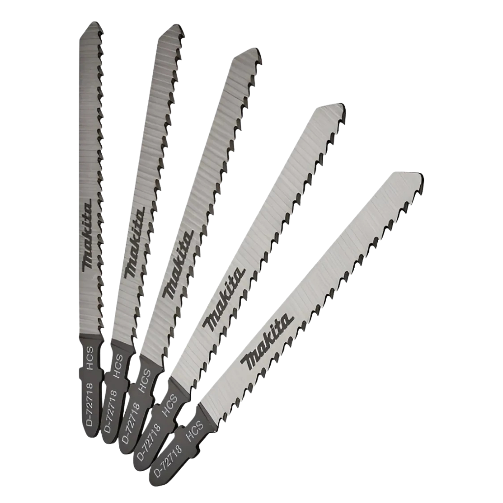 Set 5 Pcs Hojas De Calar Madera corte Rapido Makita D-72718-0