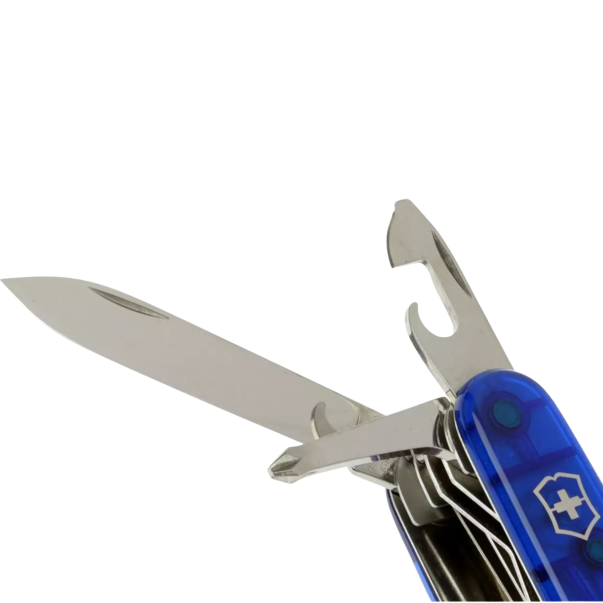 Navaja Cortaplumas Swiss Champ azul traslúcido Victorinox-1