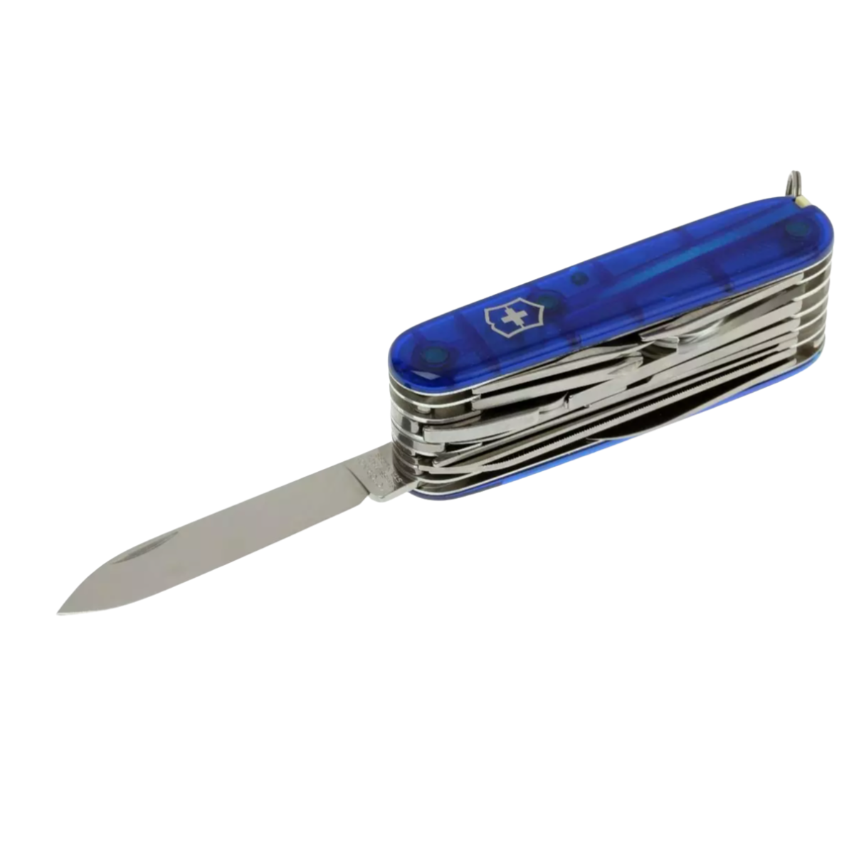 Navaja Cortaplumas Swiss Champ azul traslúcido Victorinox-4