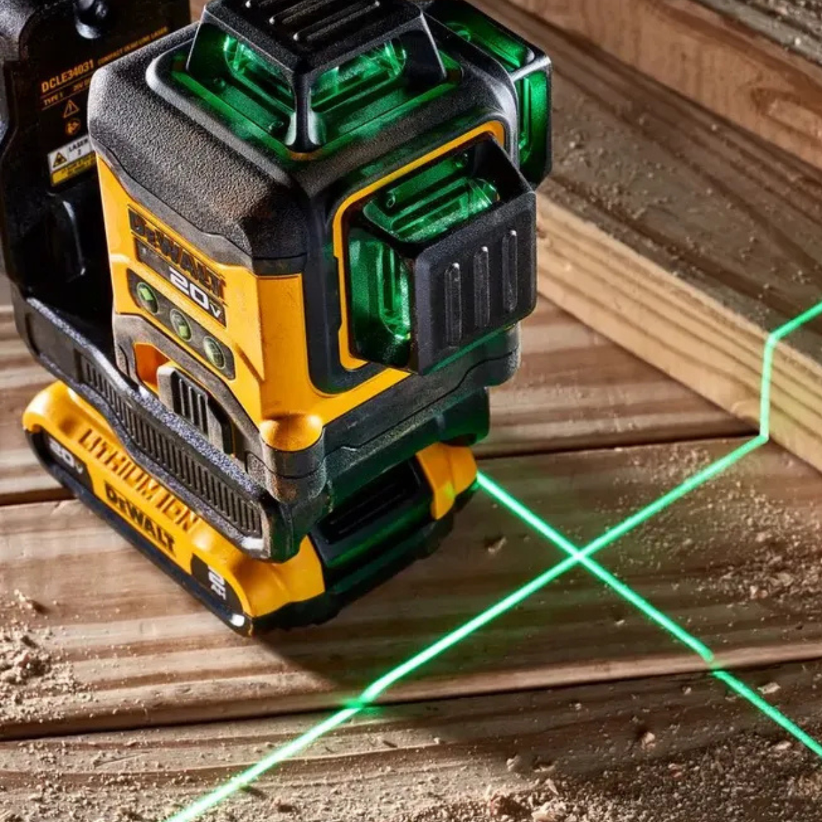 Nivel Láser Verde 12/20v 3 Líneas Cruzadas 360grados Dewalt-4