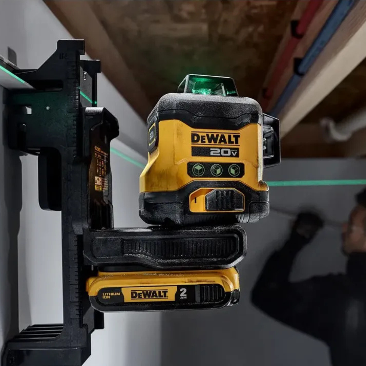 Nivel Láser Verde 12/20v 3 Líneas Cruzadas 360grados Dewalt-5
