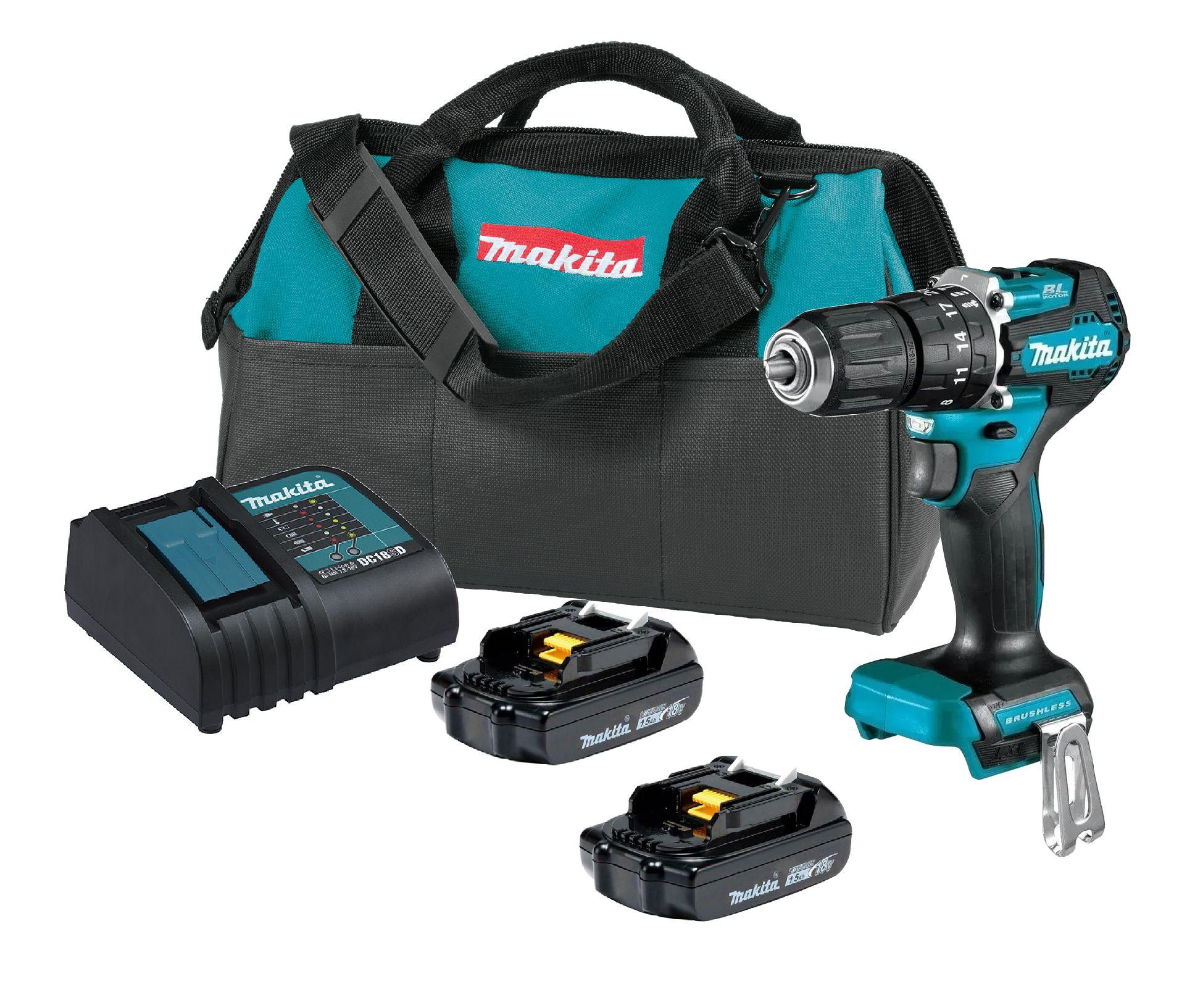 Taladro Percutor  18v Brushless Makita Dhp487 + 2 Baterias-7