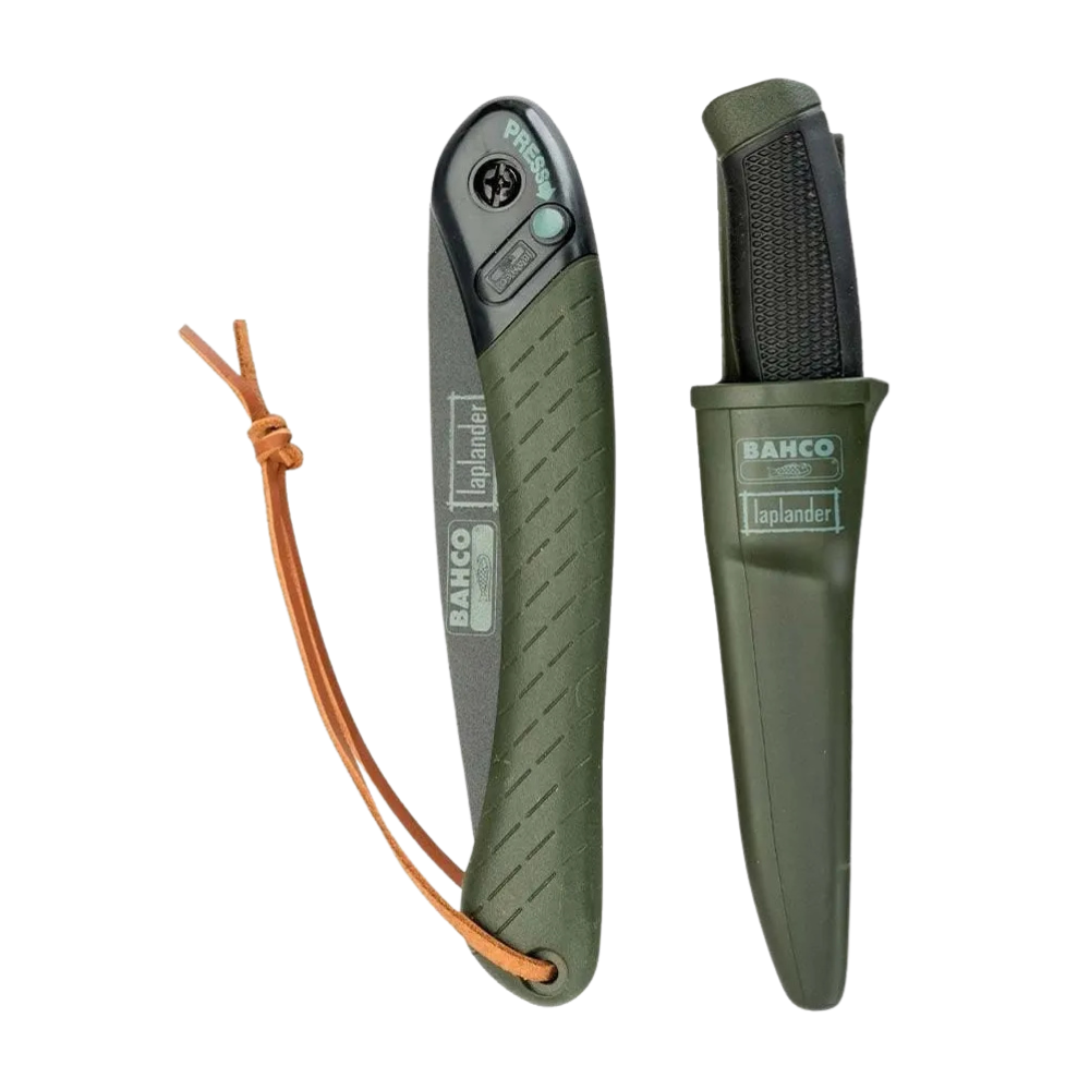 Pack De Cuchillo + Sierra Poda Plegable Bahco LAPKNIFE Suizo-2