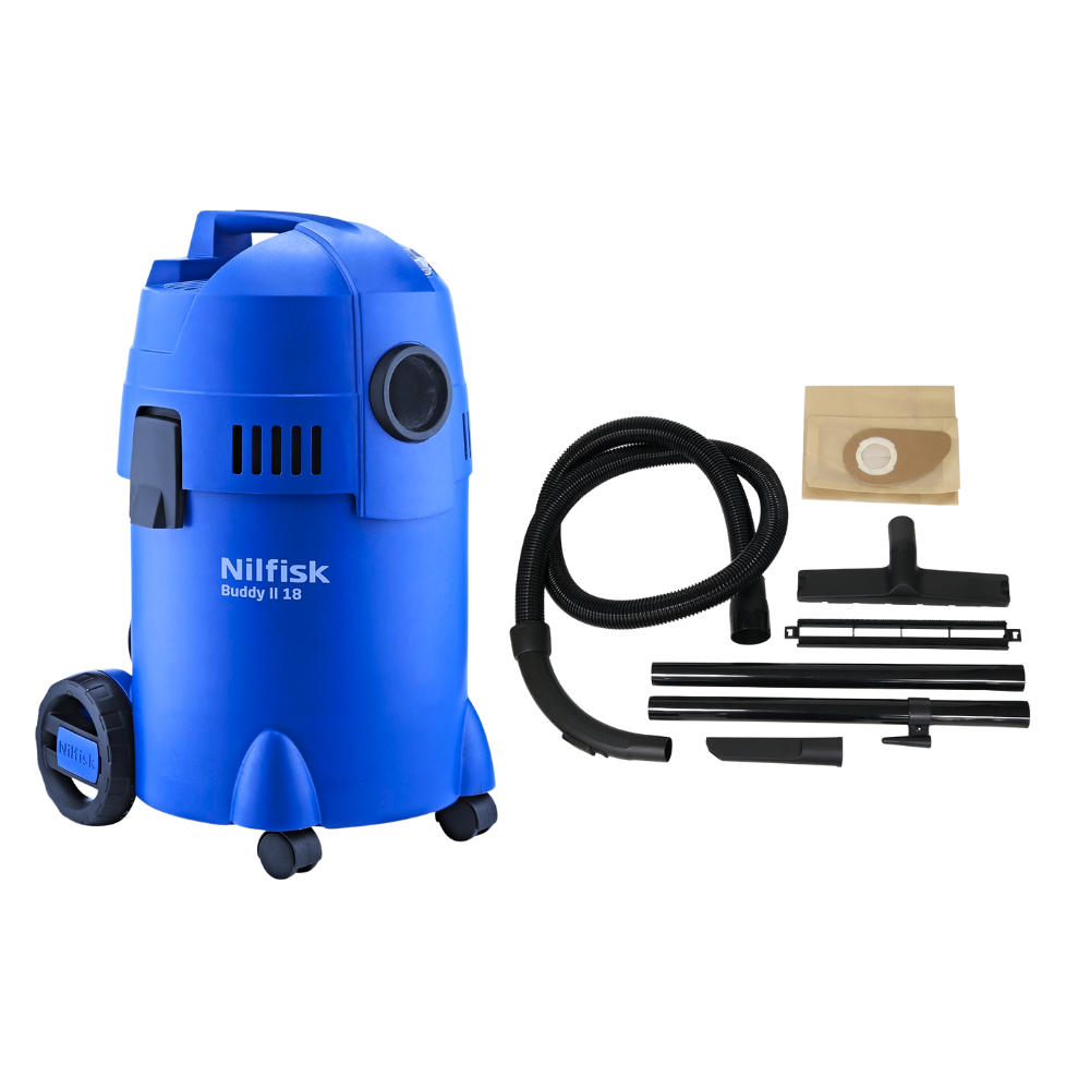 Aspiradora Agua y Polvo 18L 1200w Nilfisk Buddy II 18-0