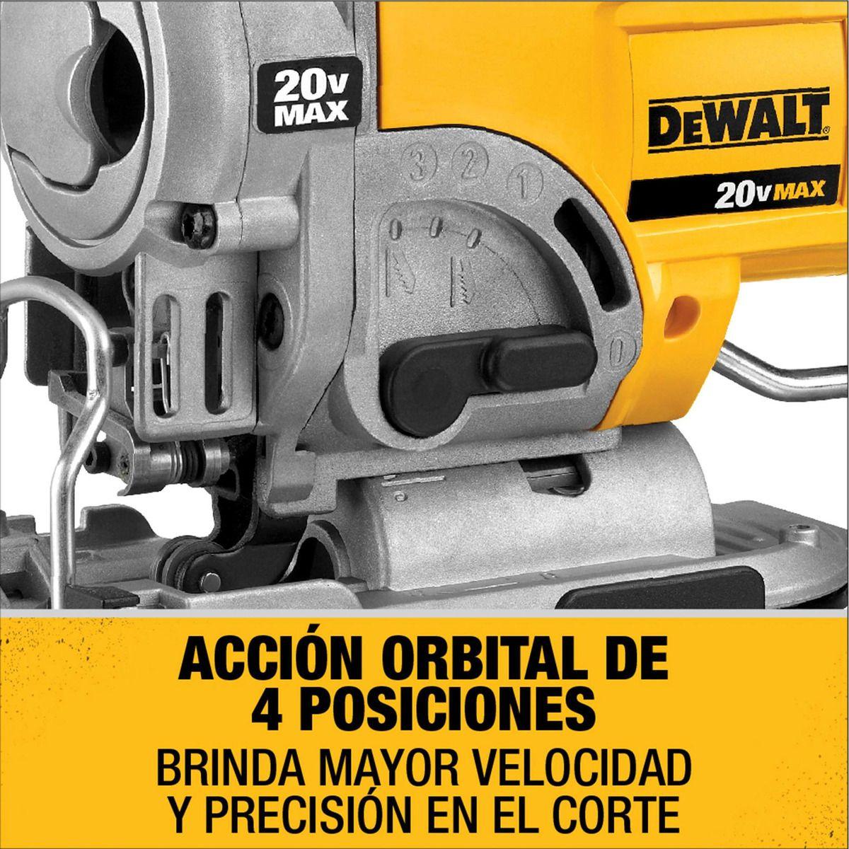 Sierra Caladora Dewalt Dcs331b 20v --3