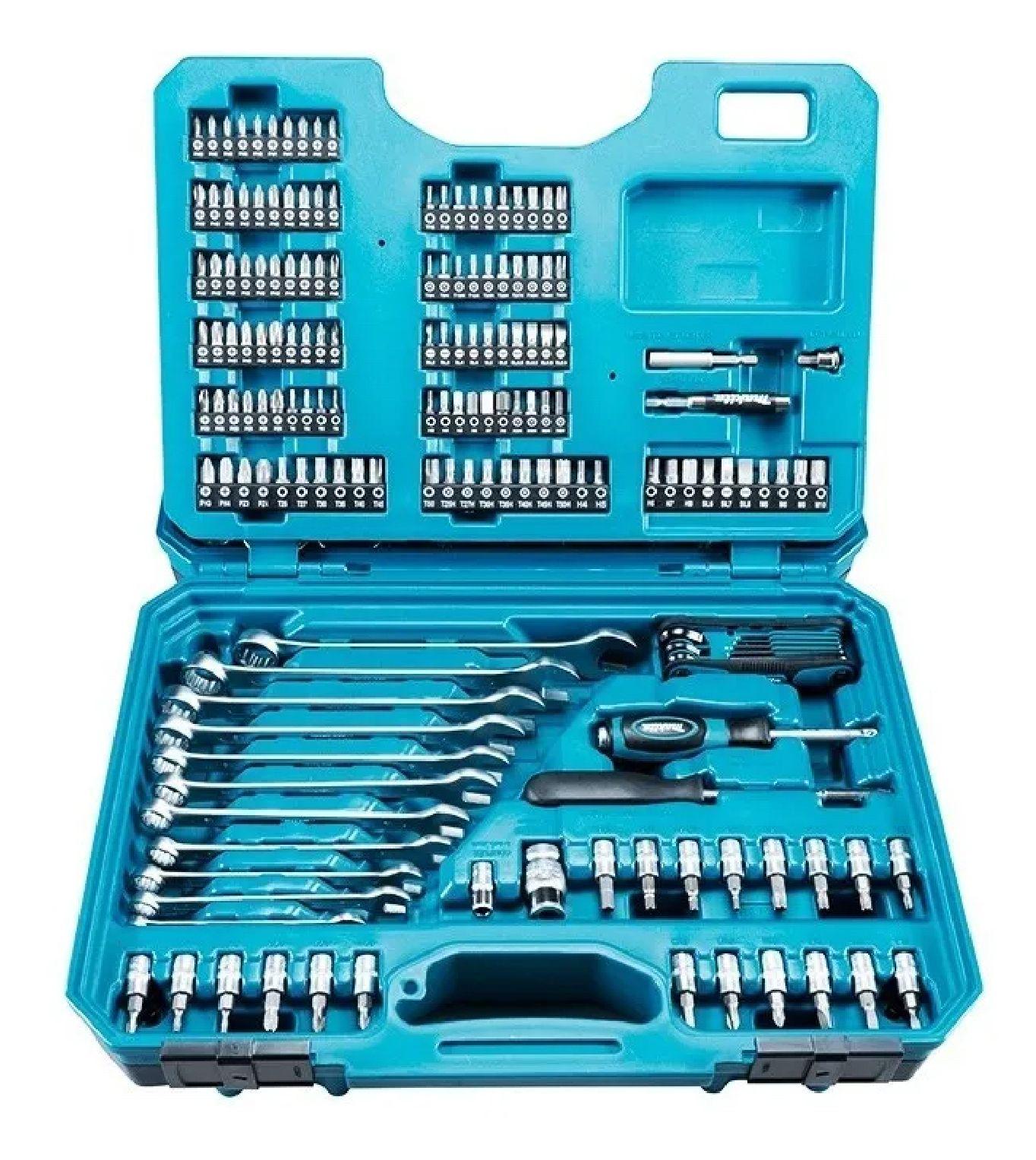 Set De Llaves, Puntas Y Vasos Makita E-10883 221pcs-0