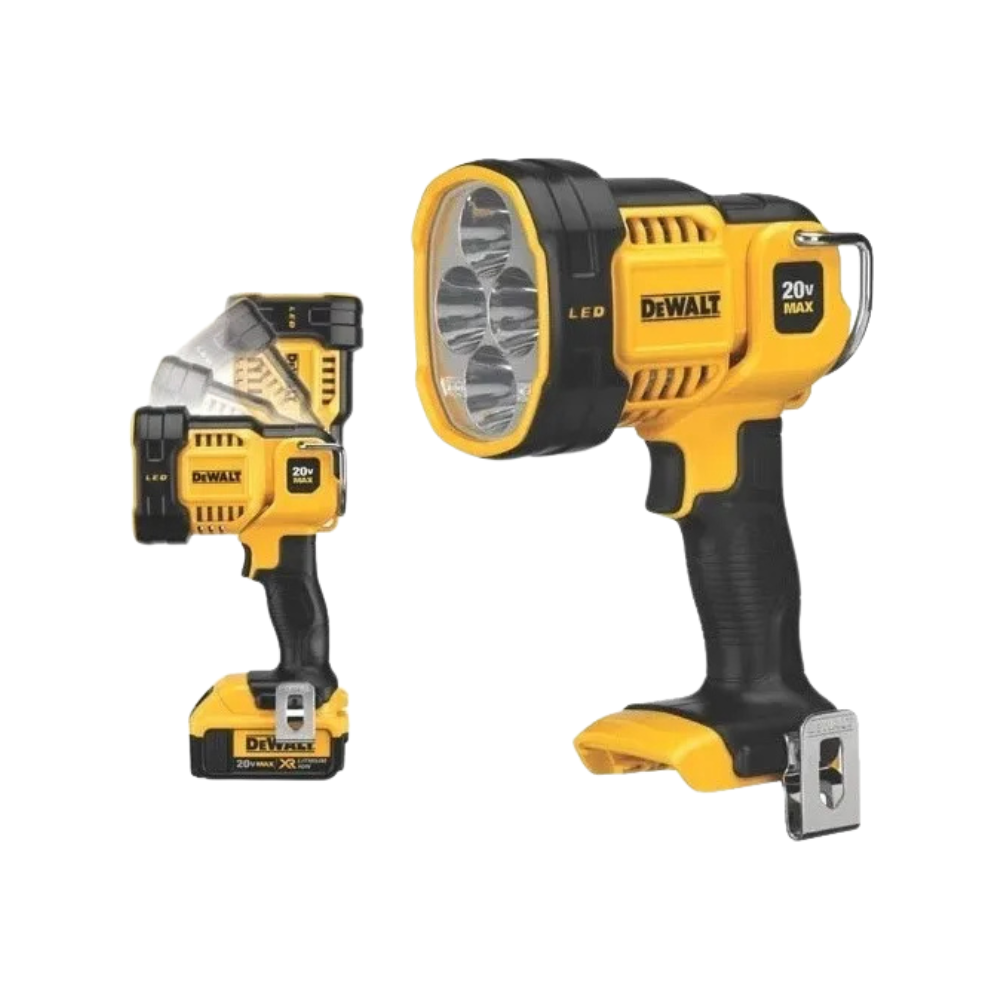 Luz Led Para Trabajo 20v Car/2Bat. 2Ah + Bolso Dewalt DCL043-5