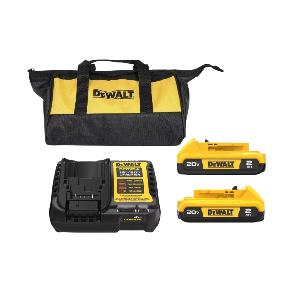 Luz Led Para Trabajo 20v Car/2Bat. 2Ah + Bolso Dewalt DCL043-6