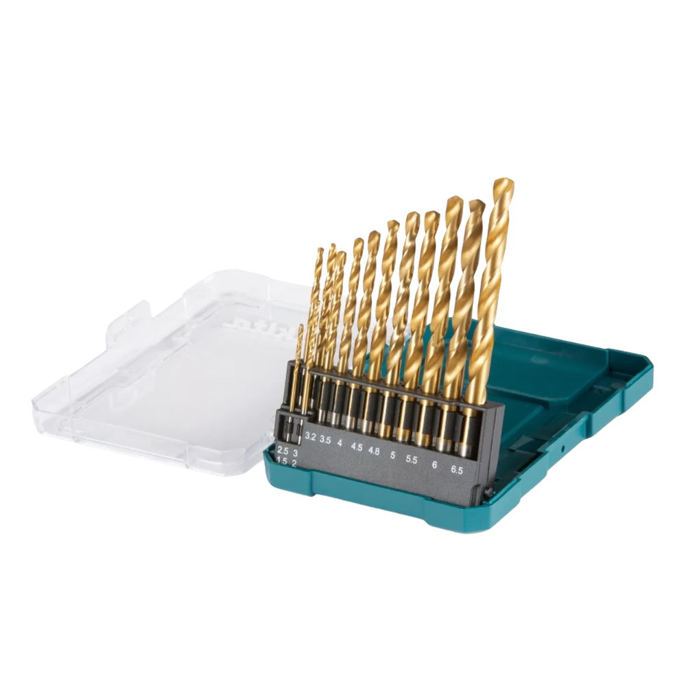 Set De Brocas Metal Acero Titania 13 Piezas Makita D-72855-2