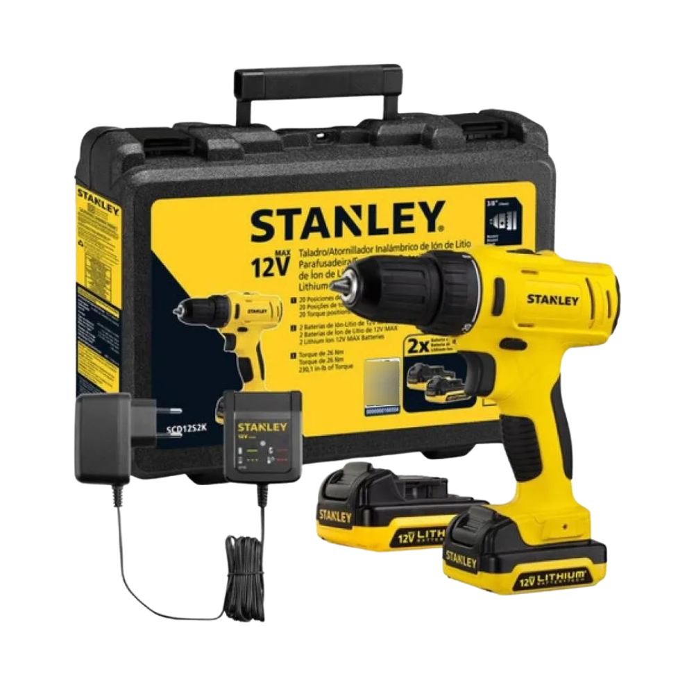 Taladro Atornillador Stanley 12v Scd121s2k-0