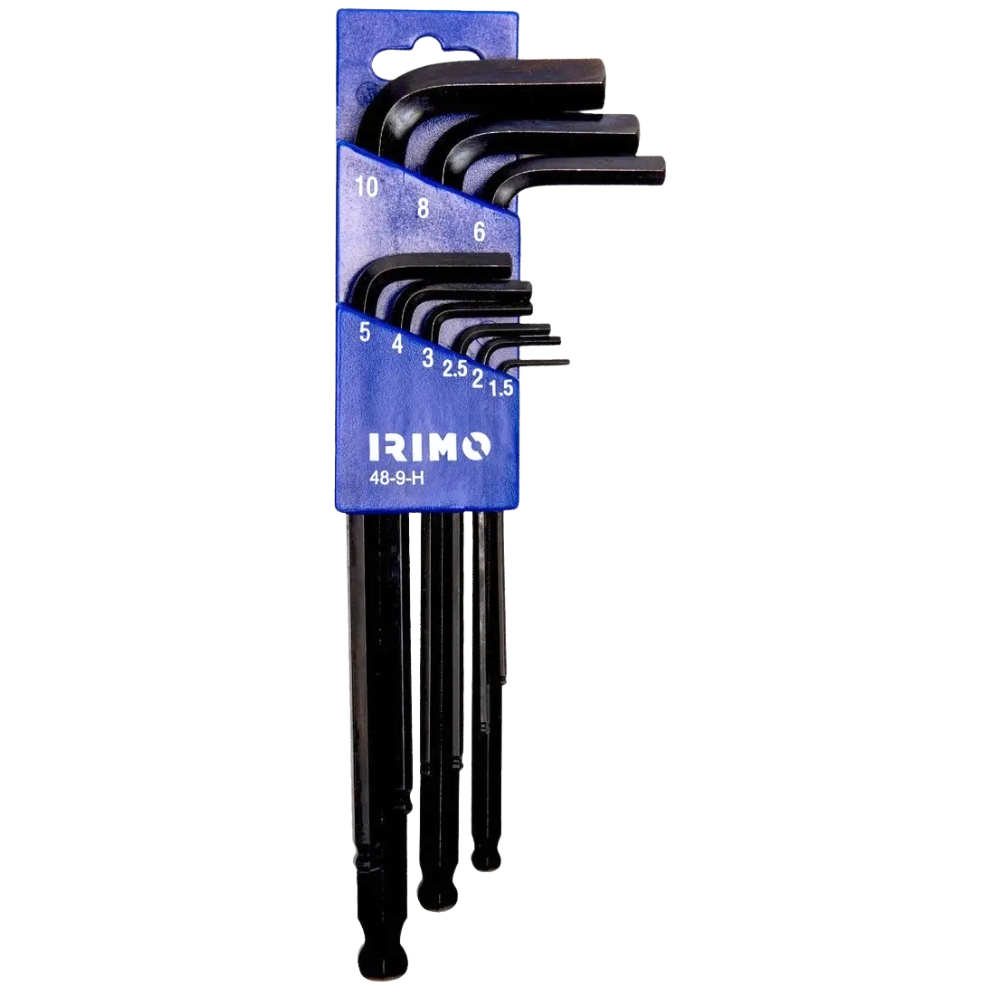 Set Juego De Llaves Allen Metricas 9 Piezas  Irimo 48-9-H-0