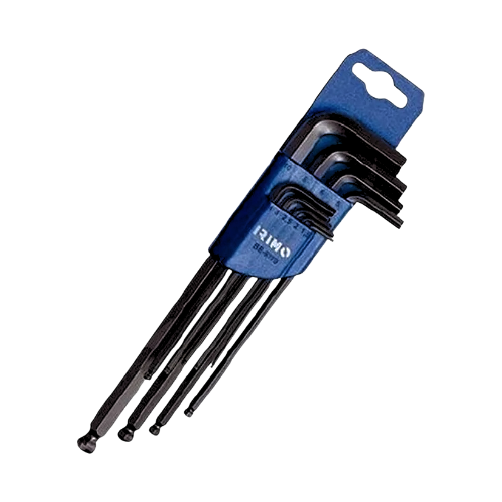 Set Juego De Llaves Allen Metricas 9 Piezas  Irimo 48-9-H-1