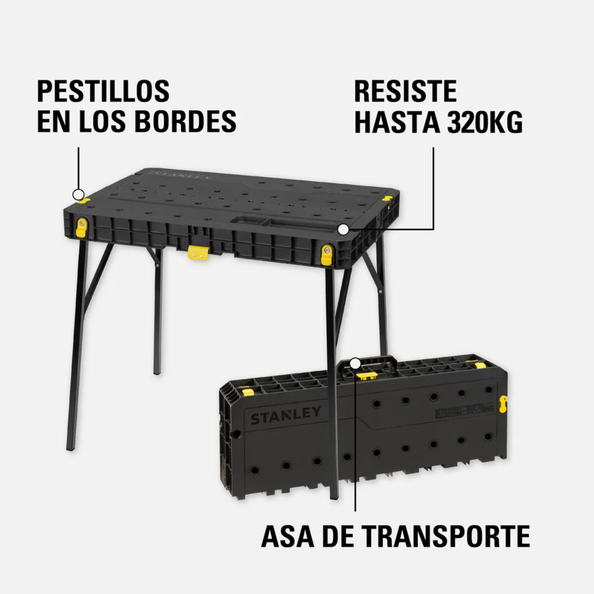 Banco De Trabajo Plegable Stanley Stst83492-1-2