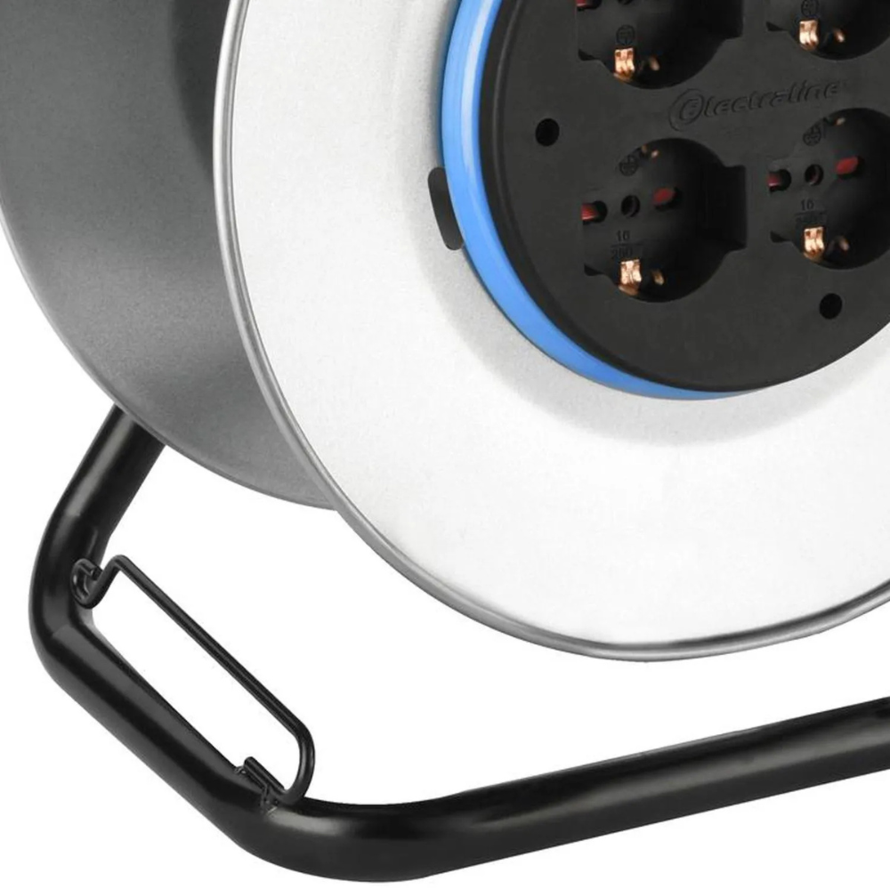 Carrete Alargador Para Armar 4Tomas Schuko Halux-2