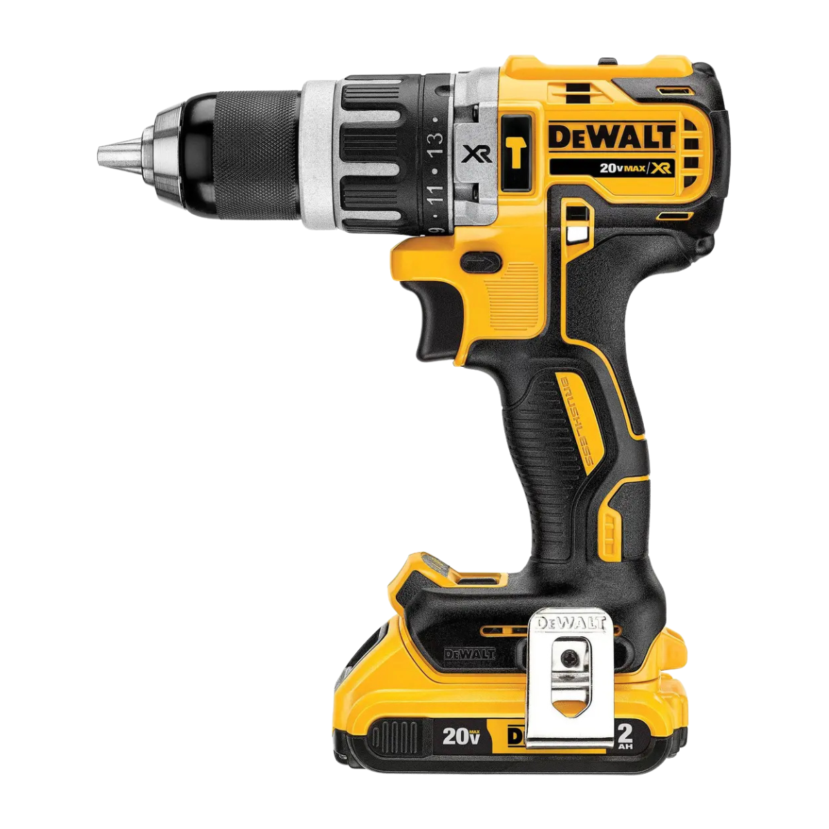 Kit DeWALT 20VTaladroPercutor DCD796P1+Bat5Ah/Car +Cuchillo-3