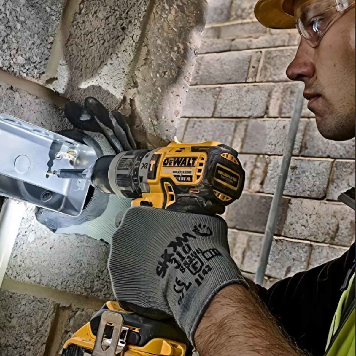 Kit DeWALT 20VTaladroPercutor DCD796P1+Bat5Ah/Car +Cuchillo-6