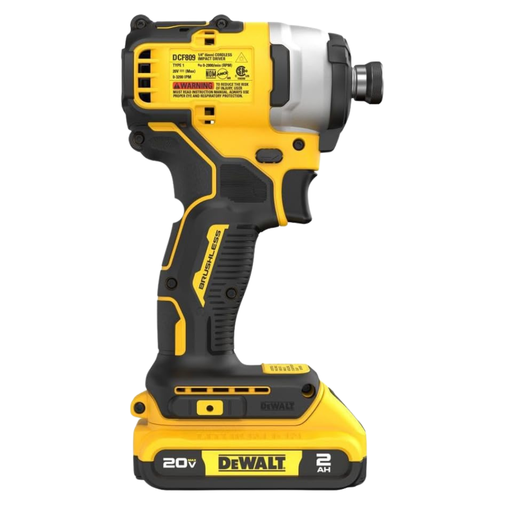 Atornillador De Impacto Atomic 20v + 2bat Dewalt Dcf809d2-b2-3
