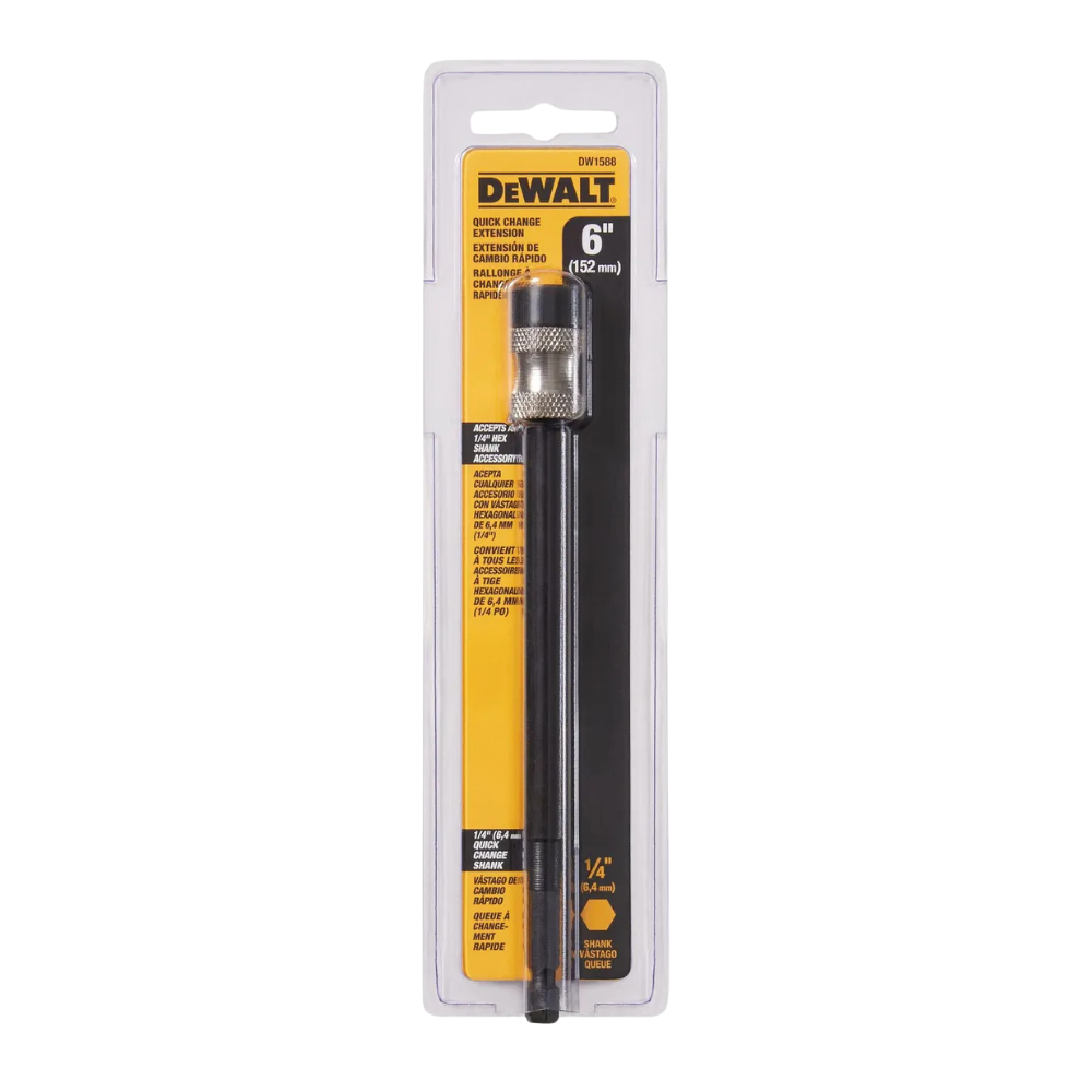 Extensión De Broca 6 Vástago 1/4 Dewalt DW1588 Y-2