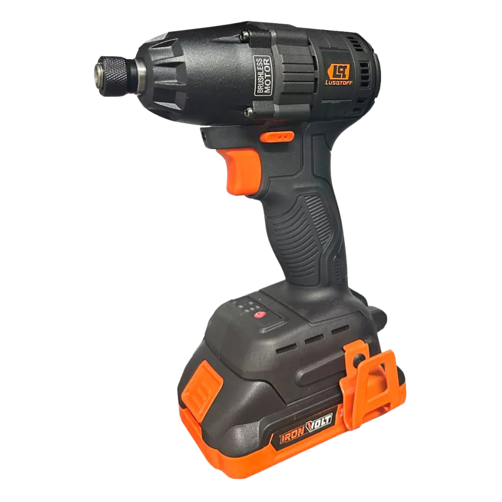 Atornillador De Impacto 1/4" Lusqtoff 18v Brushless + Kit-4