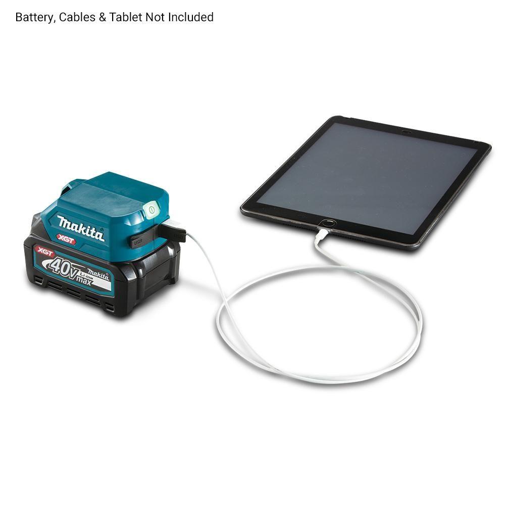 Adaptador de Batería 40V Max 2 Puertos USB Makita ADP001G-4