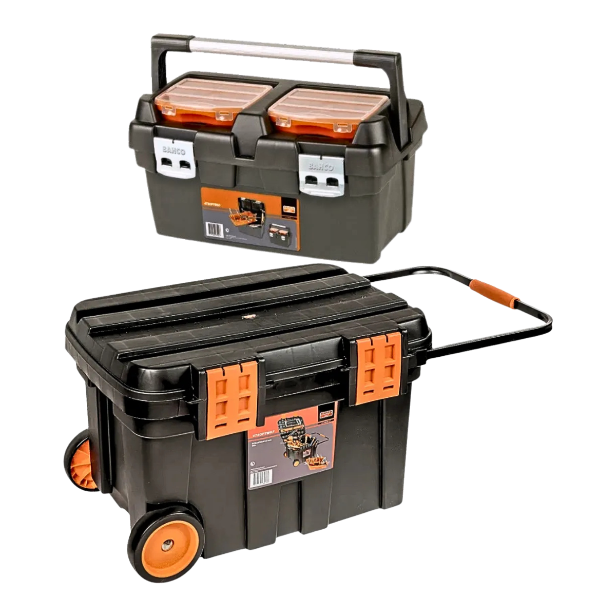 Kit Caja De Herramientas C/Rueda + Caja 27 lts Bahco-0