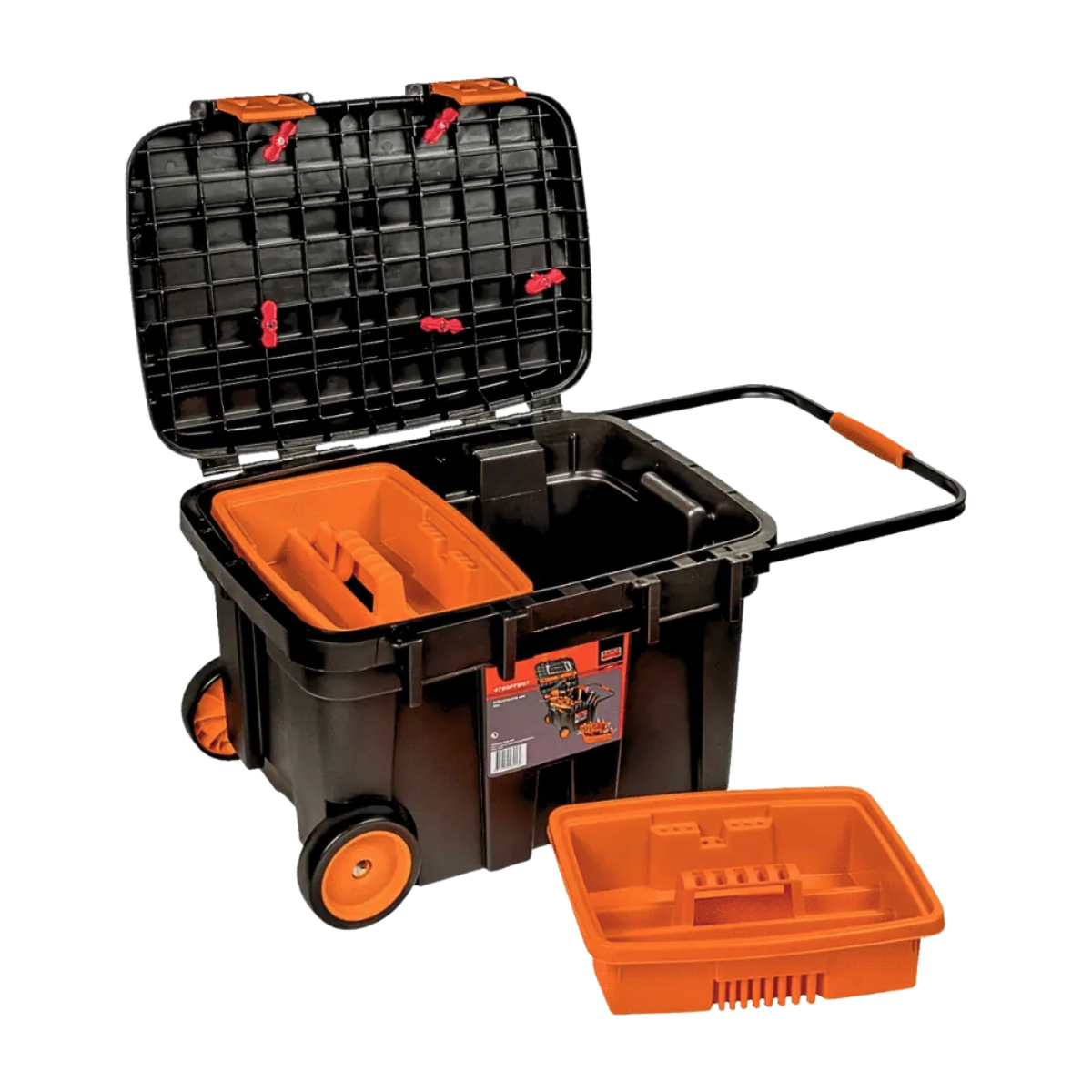 Kit Caja De Herramientas C/Rueda + Caja 27 lts Bahco-2