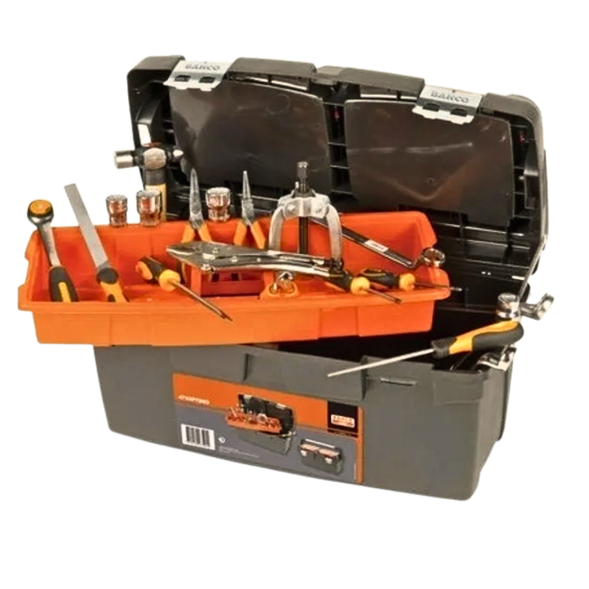 Kit Caja De Herramientas C/Rueda + Caja 27 lts Bahco-3