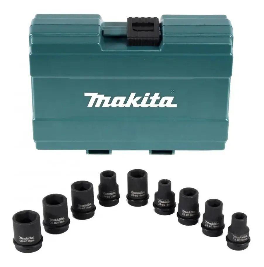 Juego De Dados De Impacto 1/2  9 Piezas Makita B-66232-2