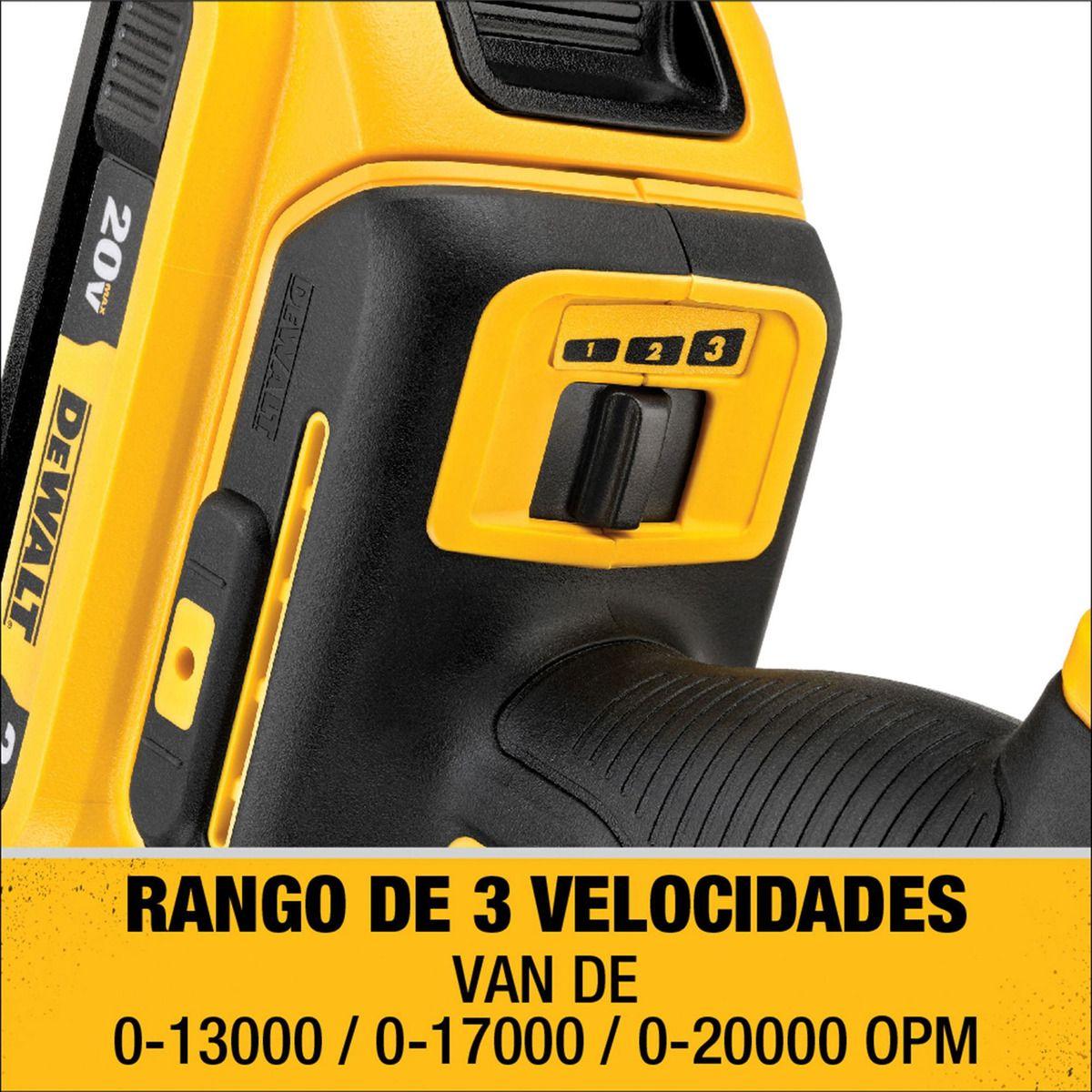 Multiherramienta Oscilante XR 20v Dewalt Dcs356m1-2