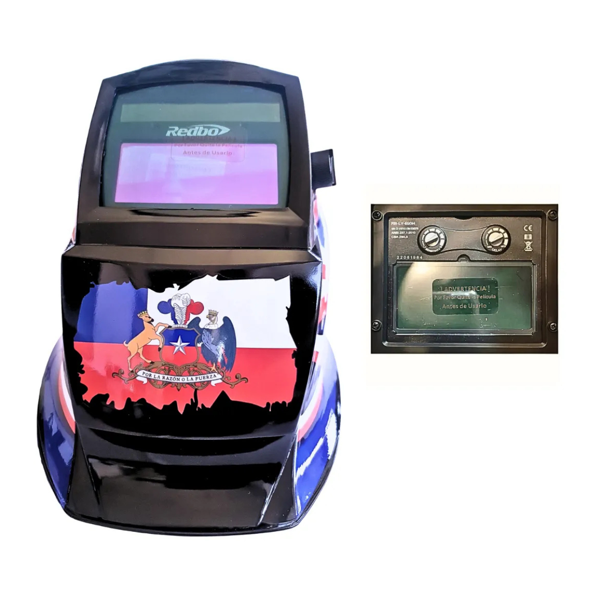 Máscara Para Soldar Profesional + Guante RBLYE33-2