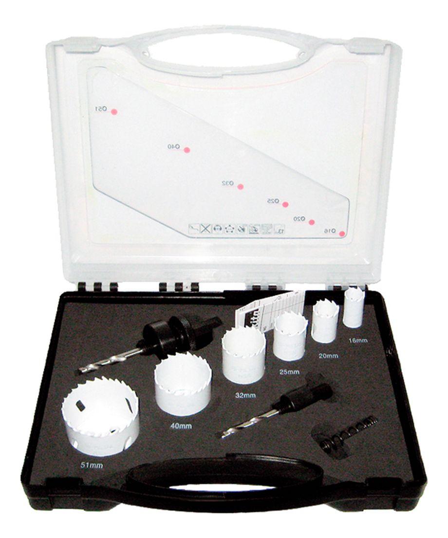 Set 6 Piezas de Sierra Copa Bi-metal Makita D-47123-0