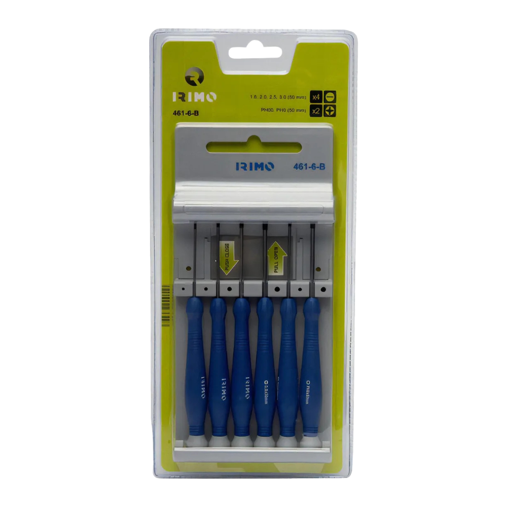 Set Juego De Destornilladores De Precision 6Pz Irimo 461-6-B-4