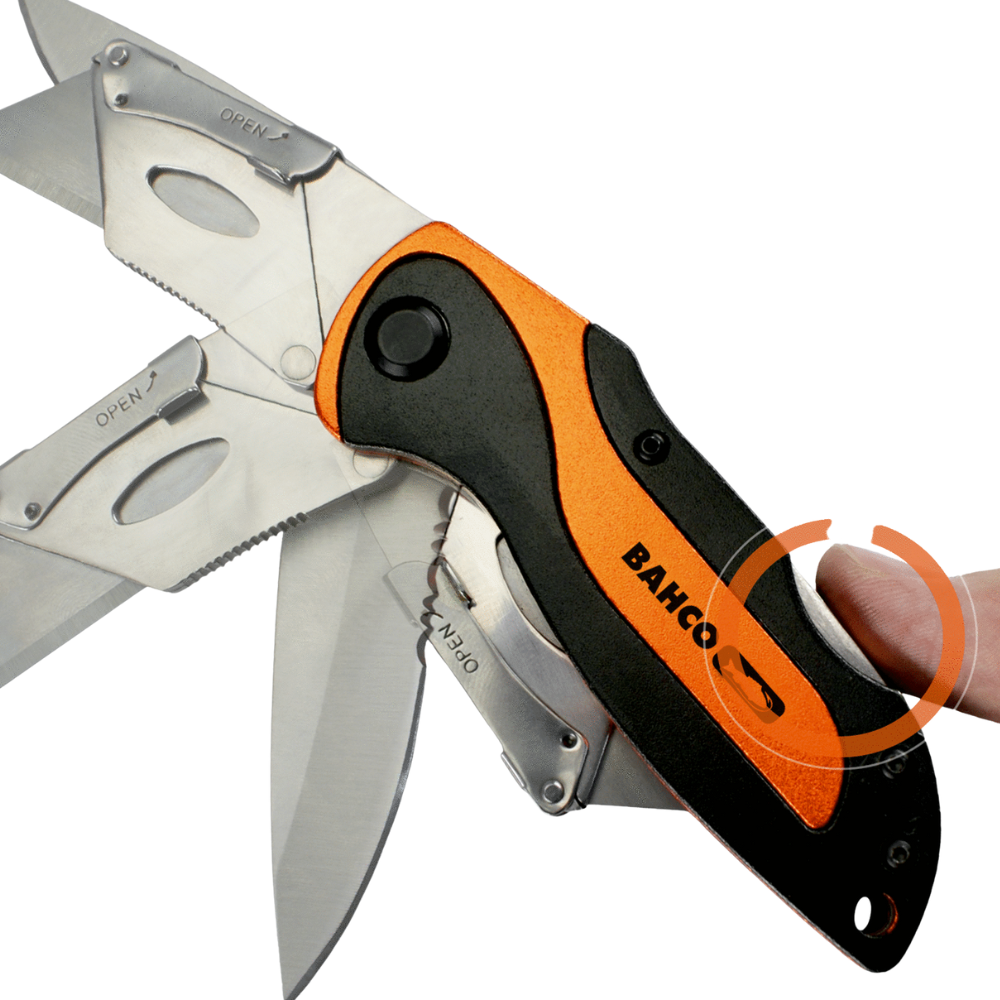 Cuchillo y Corta Carton Plegable Aluminio KBTU01 Bahco-4