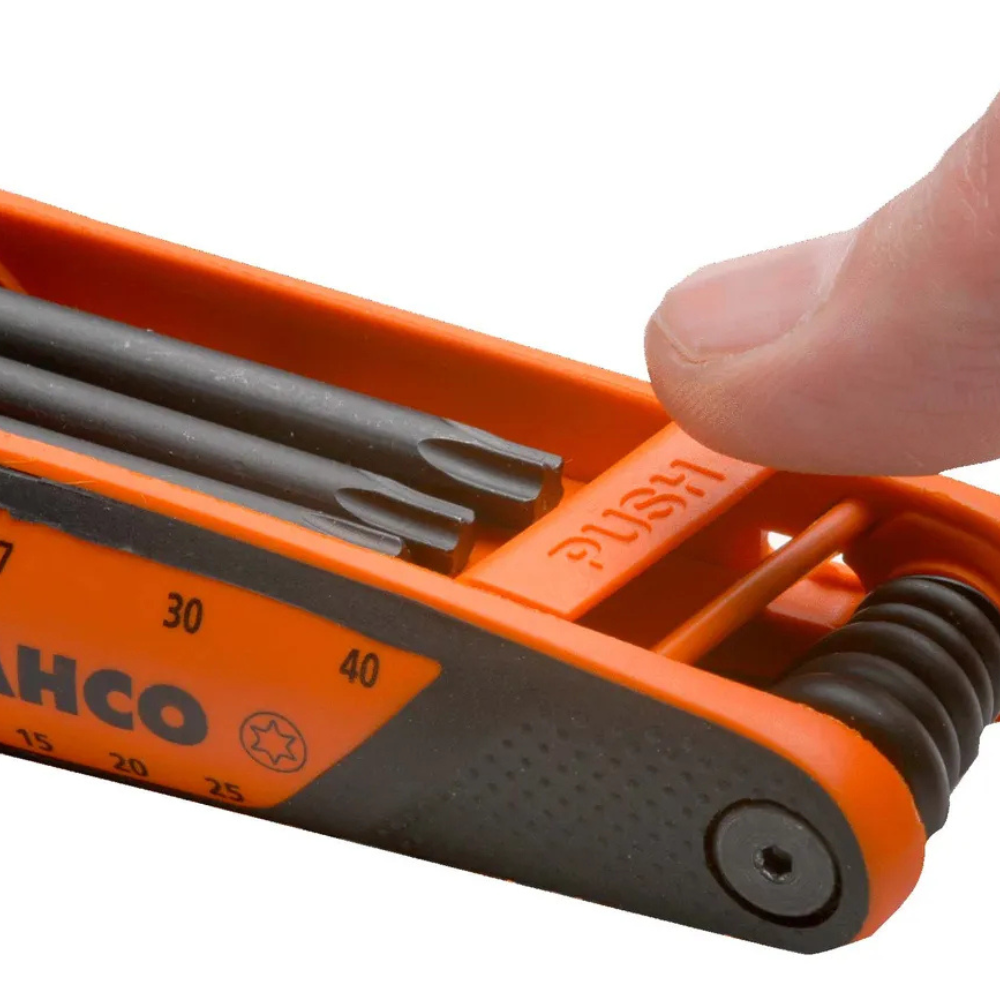 Juego de Llaves Torx en Navaja Mango Suave Bahco BE-8975-4