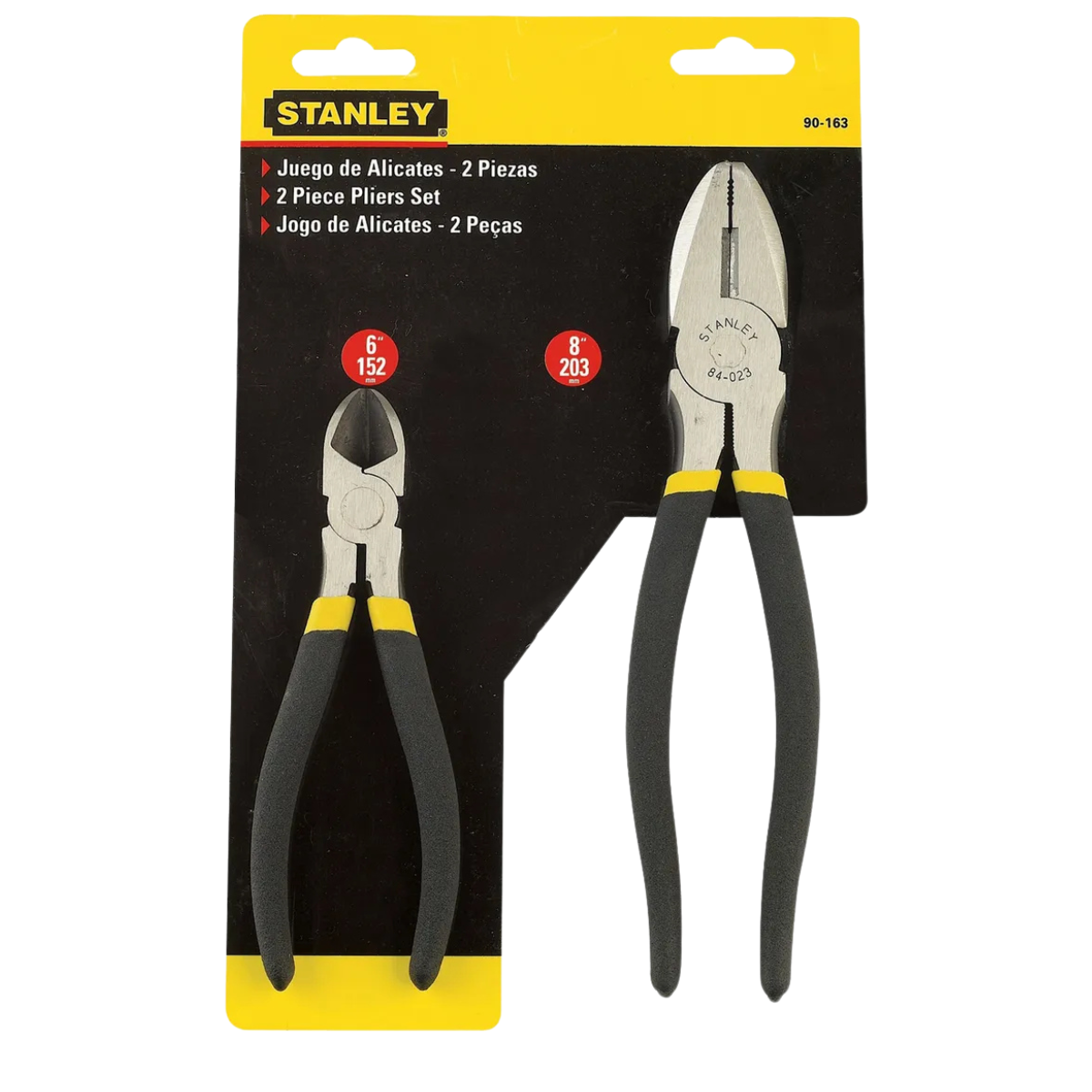 Juego De 2 Alicates De Corte 6" Universal 8" Stanley 90163LA-4