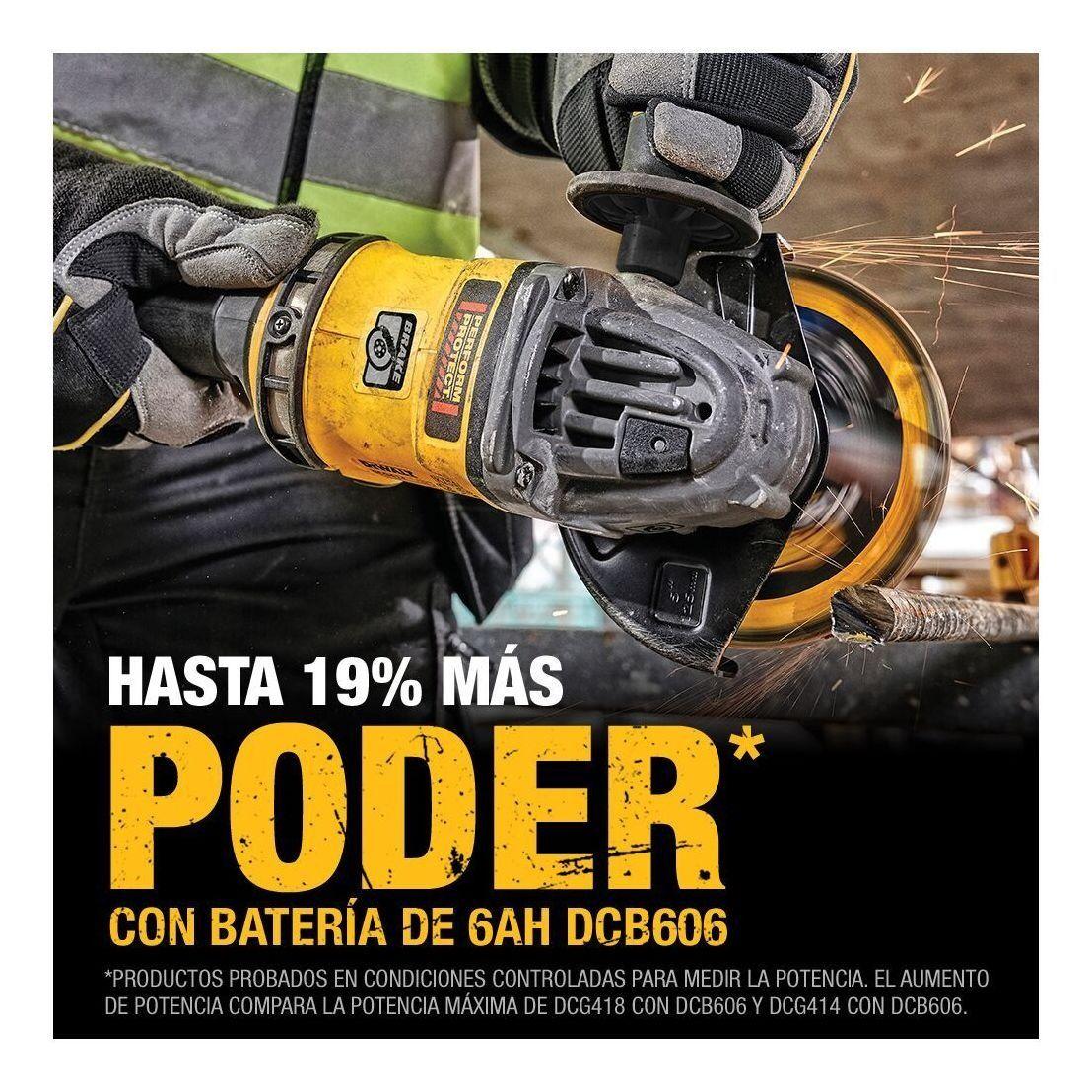 Esmeril Angular 4 1/2 60v Dewalt DCG418B Sin Baterias-5
