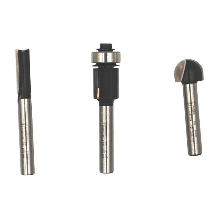 Kit Fresadora Makita M3700B 1/4" 530W + de Fresas-2