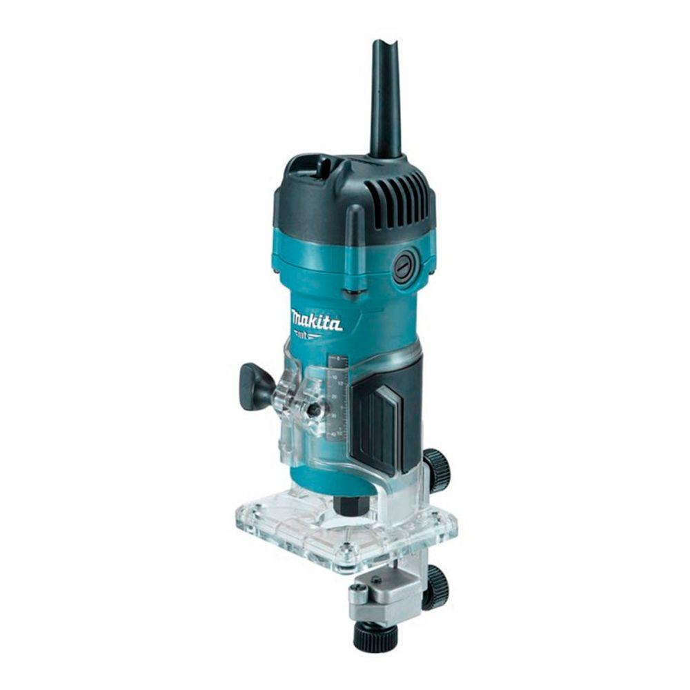 Kit Fresadora Makita M3700B 1/4" 530W + de Fresas-3