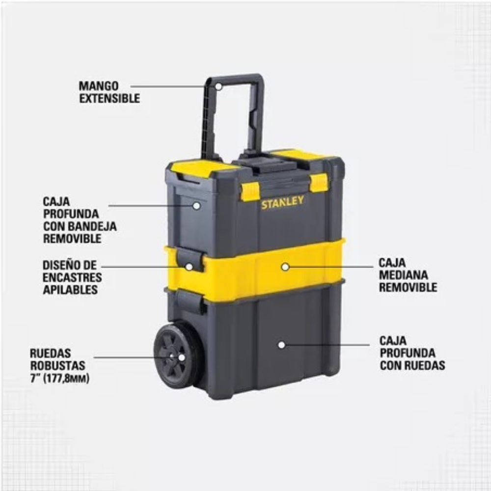 Caja De Herramientas  Con Ruedas Stanley Stst18631-2