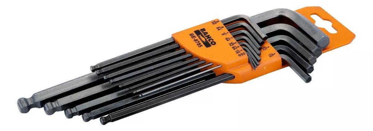 JUEGO LLAVES ALLEN 1/16-3/8 BAHCO BE-9785-2