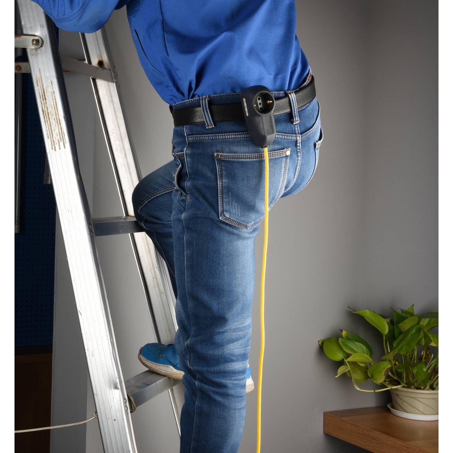 Alargador Carrete Eléctrico 3 Tomas 25 M Schuko-5