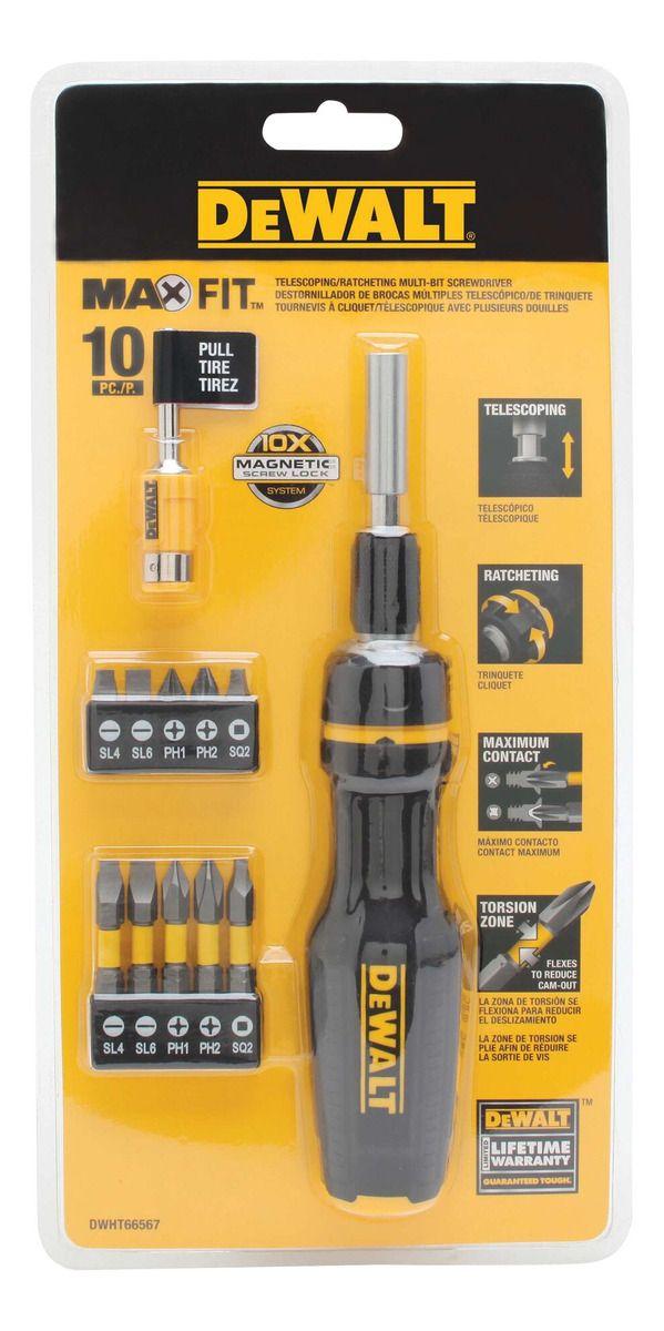 Set Destornillador Telescópico Multibroca Dewalt Dwht66567-3