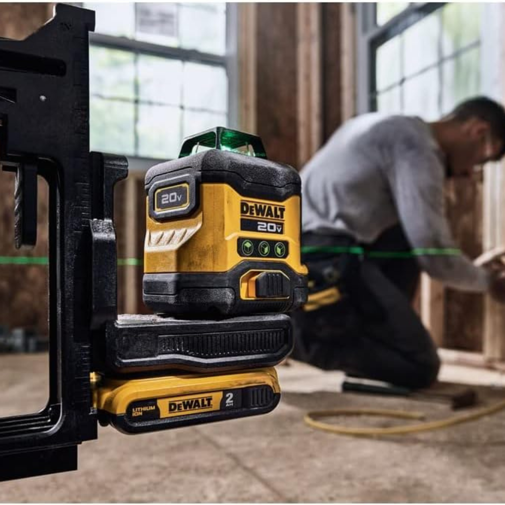 Kit Nivel Laser Alta Precisión 3Lineas 360Grados DCLE34035D1-4