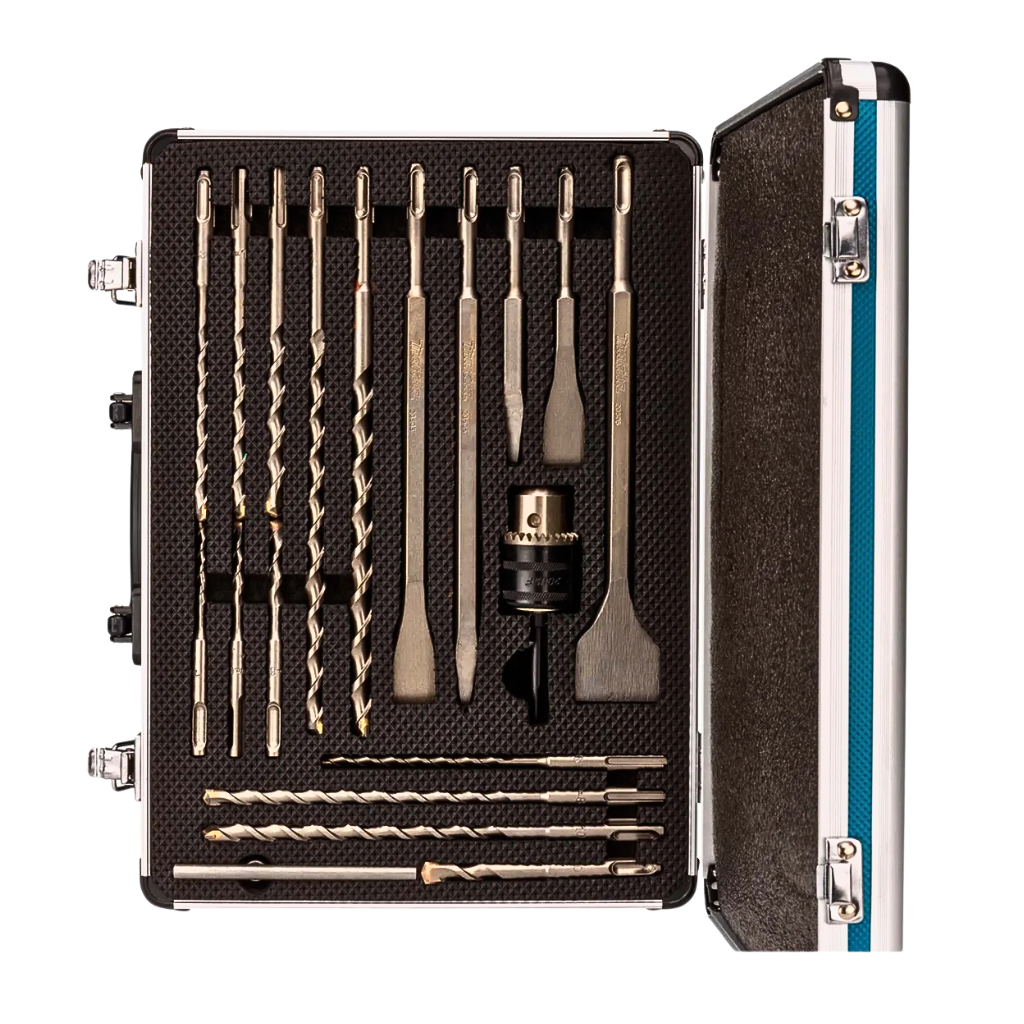 Set 18Pzs Punto/Cincel/Brocas Sds-Plus 2Pts. D-71196 Makita-2