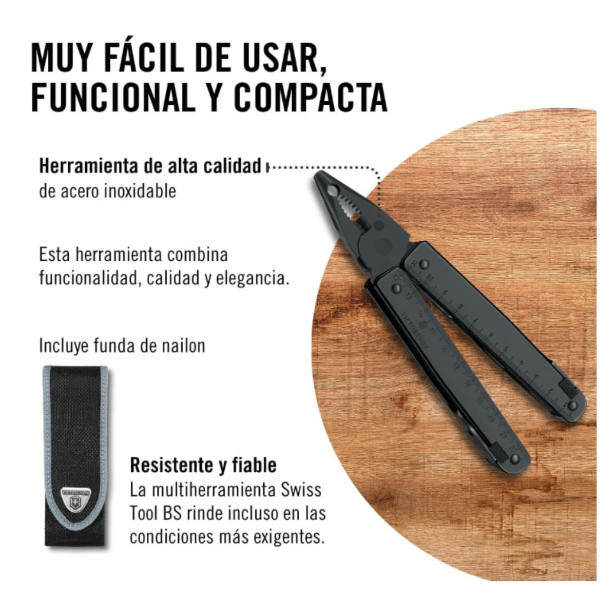 Multiherramienta VICTORINOX TOOL BS 26Funciones 3.0323.3CN-3