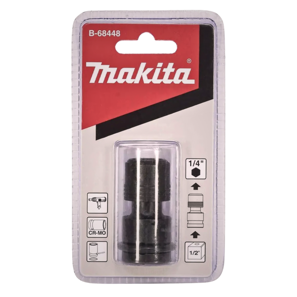 Adaptador Broca Impacto 1/4hex Para Llave1/2 Makita B-68448-3