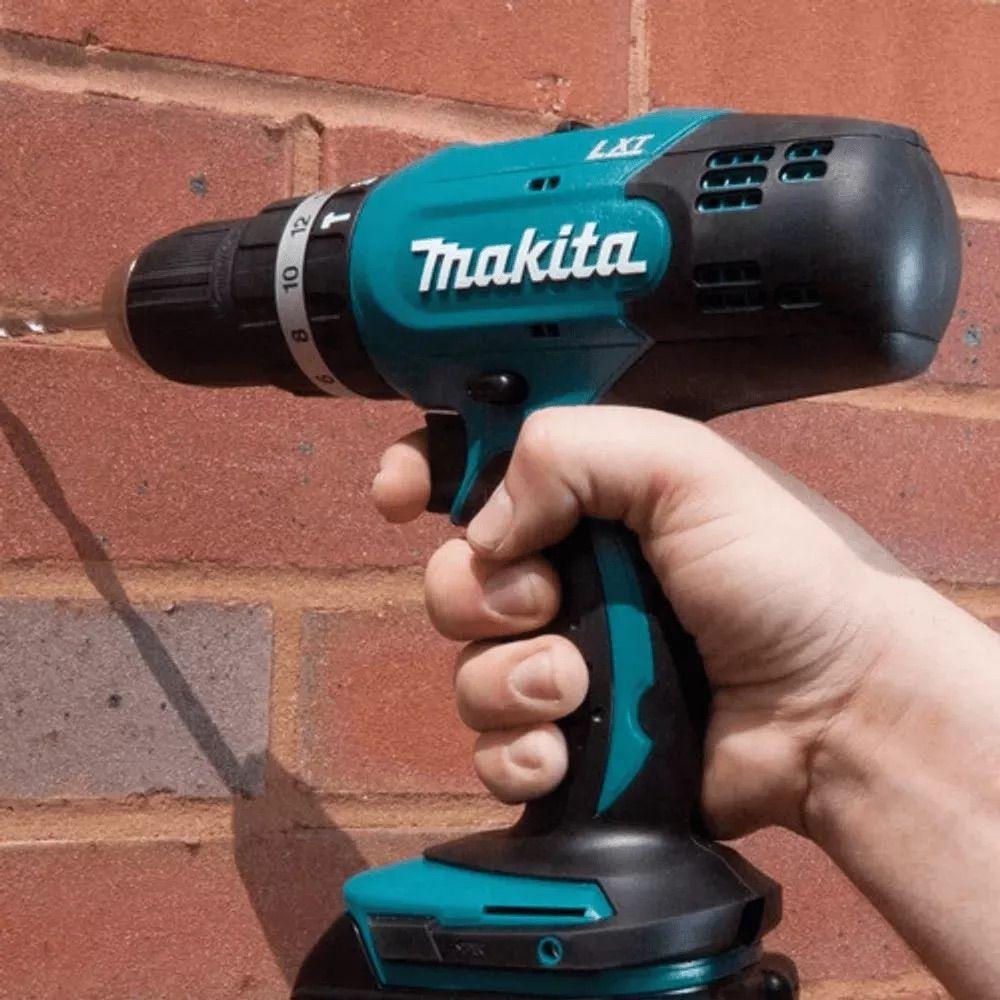 Taladro atornillador percutor inalambrico 18v Makita DHP453Z-3