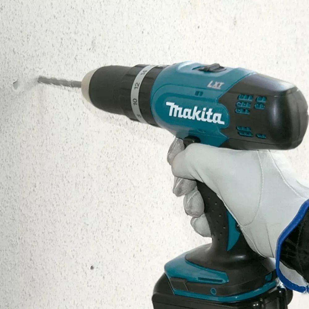 Taladro atornillador percutor inalambrico 18v Makita DHP453Z-4